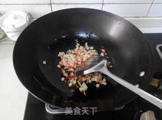 生滚瘦肉蔬菜粥的做法步骤：7