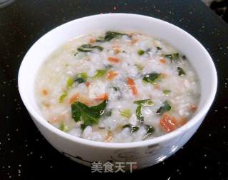 生滚瘦肉蔬菜粥的做法步骤：11