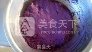 芝麻紫薯饼的做法步骤：3
