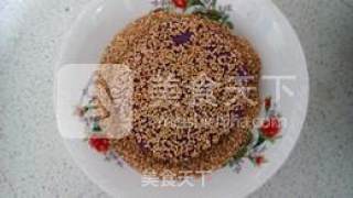 芝麻紫薯饼的做法步骤：6