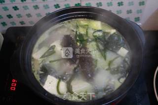 排骨海鲜豆腐汤的做法步骤：10