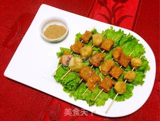 椒盐串串香的做法步骤：7