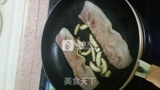 培根烤冷面片的做法步骤：1