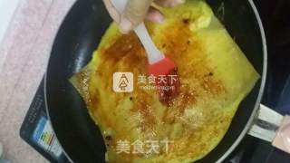 培根烤冷面片的做法步骤：4