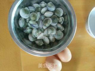 蛤蜊蒸蛋的做法步骤：1