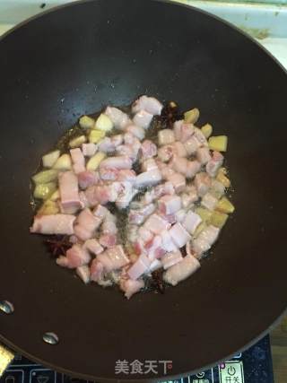 毛豆烧肉的做法步骤：3