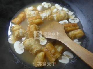 油条蘑菇汤的做法步骤：7