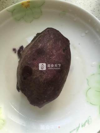 紫薯山药泥的做法步骤：2