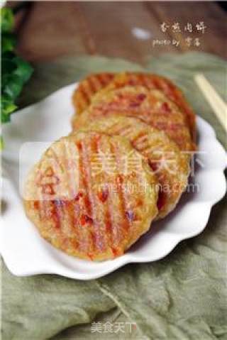 香煎肉饼的做法步骤：11