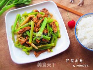 芹菜肉丝的做法步骤：6