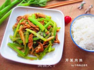 芹菜肉丝的做法步骤：8