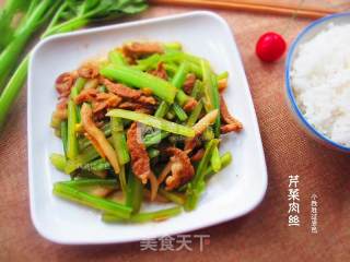 芹菜肉丝的做法步骤：9