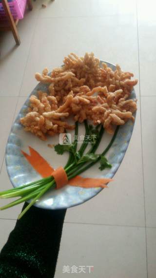 糖醋菊花里脊的做法步骤：6