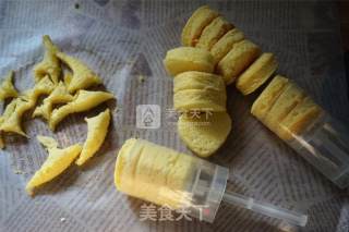 彩虹推推乐蛋糕的做法步骤：2