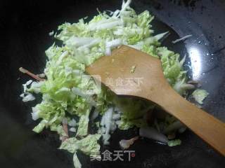 酱肉白菜泡饭的做法步骤：3