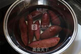 水煮番薯的做法步骤：3