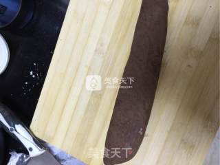 巧克力双色馒头的做法步骤：7