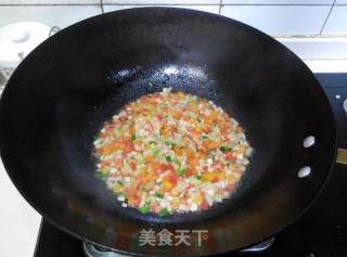 剩米饭吃出新花样——咸蛋黄烩饭的做法步骤：8