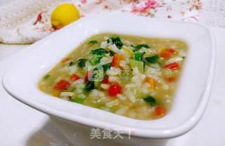 剩米饭吃出新花样——咸蛋黄烩饭的做法步骤：13