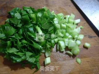 菜芯排骨大米粥的做法步骤：2
