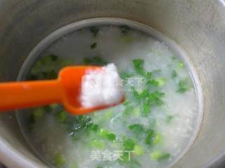 菜芯排骨大米粥的做法步骤：9