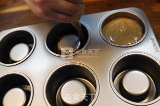 德普烤箱食谱——堡尔美克可可蛋糕杯-芝士夹心的做法步骤：9