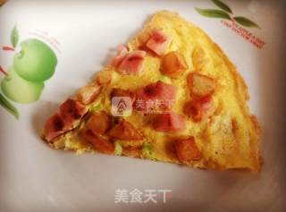 薯丁火腿蛋的做法步骤：4