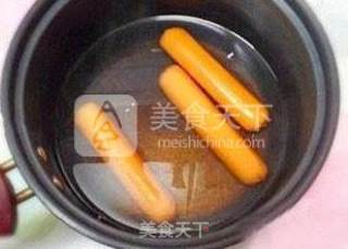 自制小热狗的做法步骤：2