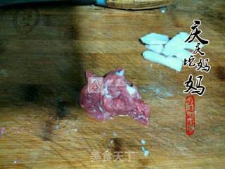 剁椒淮山炒肉片的做法步骤：3