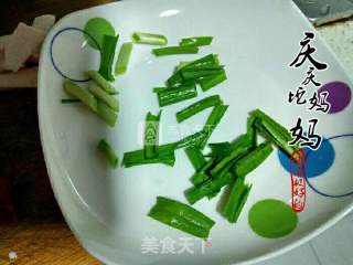 剁椒淮山炒肉片的做法步骤：5