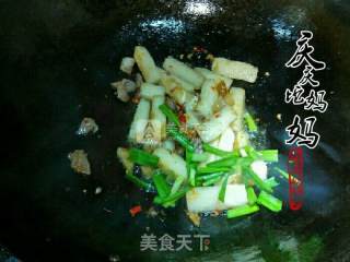 剁椒淮山炒肉片的做法步骤：9