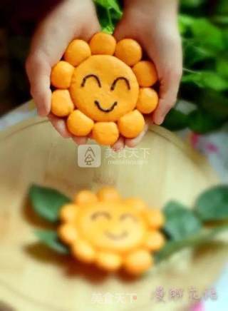 太阳花馒头的做法步骤：8