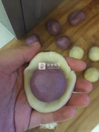 紫薯豆沙酥的做法步骤：10