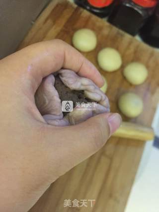 紫薯豆沙酥的做法步骤：17