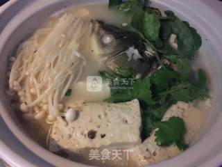 鱼头豆腐汤的做法步骤：7