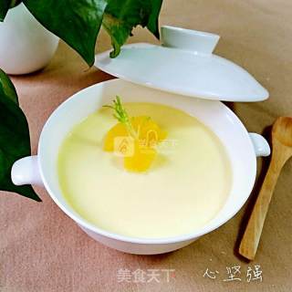 香甜牛奶蛋羹的做法步骤：9