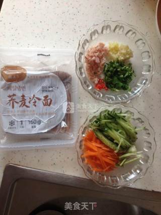 韩式凉拌冷面的做法步骤：2