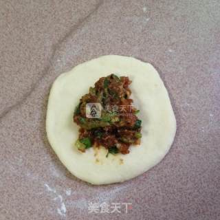 发面香菇肉煎饼的做法步骤：9