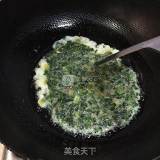 老韭煎鸡蛋的做法步骤：6