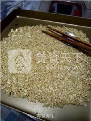 【自制能量条】燕麦脆的做法步骤：5
