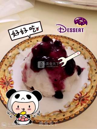 蓝莓山药的做法步骤：1