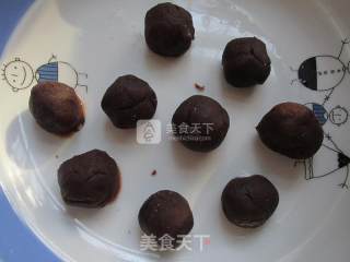 红豆沙糯米饼的做法步骤：2