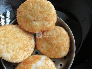 红豆沙糯米饼的做法步骤：11