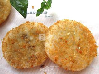 红豆沙糯米饼的做法步骤：12