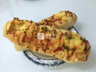 香葱芝士面包的做法步骤：10