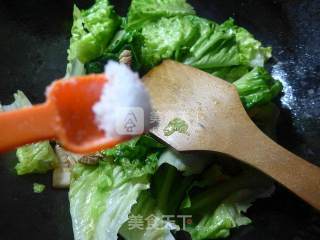 五花肉炒生菜的做法步骤：7