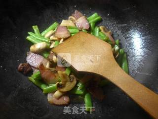 蘑菇酱肉炒梅豆的做法步骤：8