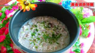 皮蛋豆腐瘦肉粥的做法步骤：5