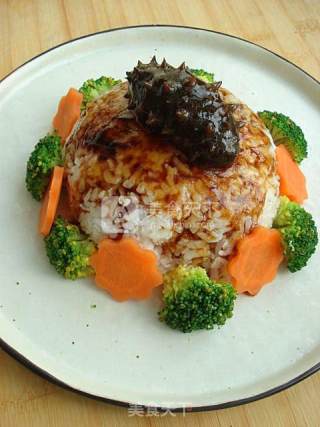 鲍汁海参捞饭的做法步骤：10