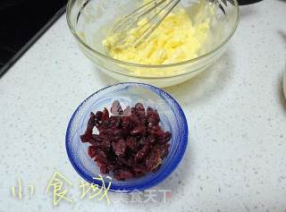 蔓越莓饼干【低糖减油版】的做法步骤：1